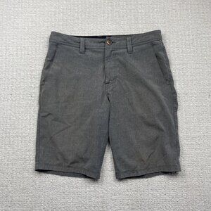 Y2K Volcom Boardshorts Men’s 30 Stretch Gray Swim Trunks Surfer Skater Grunge